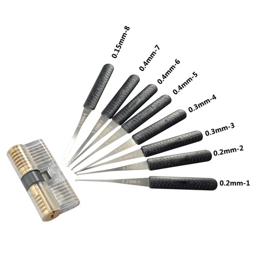 12PCS/Set Broken Key Extractor Kit Lock Removal Tool Hooks Needles for ...