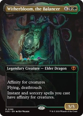 MTG Witherbloom, the Balancer ボーダーレスfoil Witherbloom, the Balancer (Borderless) - 288 - NM - Secrets of