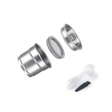 Set Filtro Cialde Capsule Acciaio Inox per Macchina Caffè Illy X7 Y3 Y5