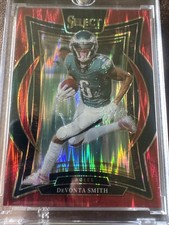 2024 Panini Select - Concourse Devonta Smith #51 Black & Red Shock Prizm /249