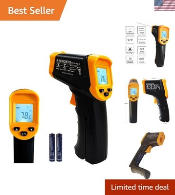 Digital Infrared Thermometer with LCD Backlight - Quick & Accurate Heat Readings