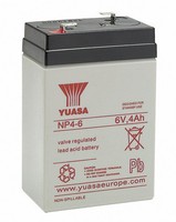 Yuasa NP4-6 Blei-Gel-Akku 6V 4Ah L70Xb47Xh105,5 Mm Mit Faston-Anschluß 4,8Mm
