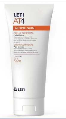 LETI AT4 Atopic Skin Body Cream 200 ml   Gentle Moisturizing Care   New