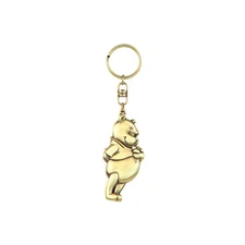 Winnie The Pooh Brass Key Chain Keychain Disney New