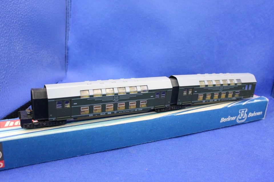 BTTB 3740 TT DR Doppelstock-Mittelteil 2 teilig in grün/sehr guter Zustand/OVP