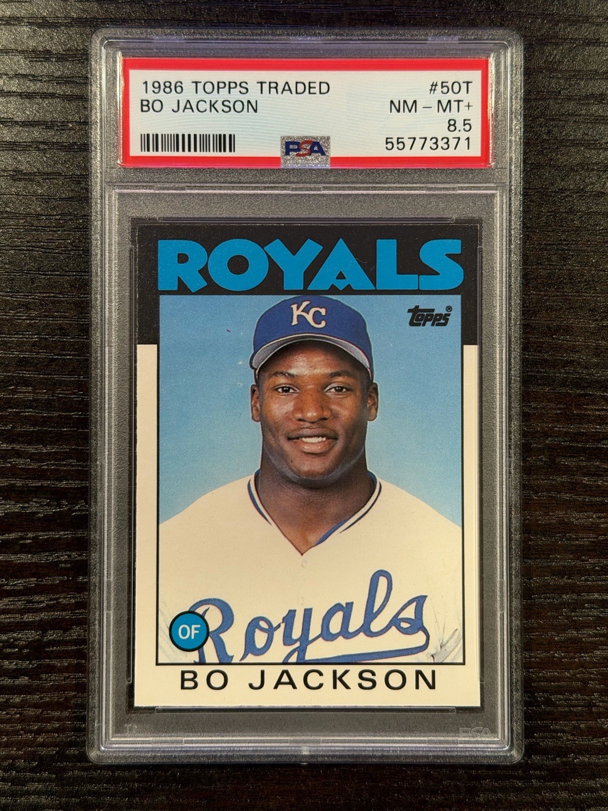 1986 Topps Traded Bo Jackson #50T PSA 8.5 💎💎 New Label 🔥🔥 Quantity Available