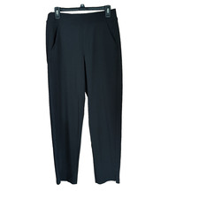 Athleta Brooklyn Mid Rise Ankle Pant Size 4 Black Lightweight Pockets Commuter