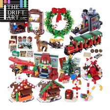 MOC Christmas Village House Sleigh Reindeer C...
