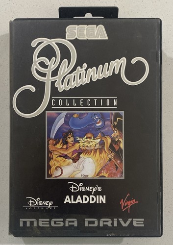 Sega Mega Drive Disney’s Aladdin. Case And Cartridge. Rare Collectors Item