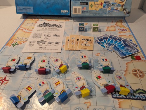 Sea Monsters Board Game Family Kids Ages 5+ 2-4 Players Briarpatch New - Picture 2 of 3