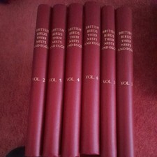 BRITISH BIRDS THEIR NESTS AND EGGS SIX VOLUMES DEDICATION BY F W FROHAWK