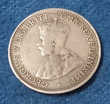 Australia  3 pence  George V -1922 Circulated 