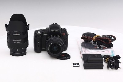 Sony A500 Digital SLR Camera Kit - 2 Lens 16-50mm f2.8 + 18-55mm 8GB SD & More
