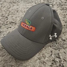 Dekalb Seed Hat Under Armour Brand M/L Gray Embroidered Good Condition Preowned 