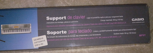 Casio MPST Standard Single Brace Keyboard Stand Black - Afbeelding 5 van 6
