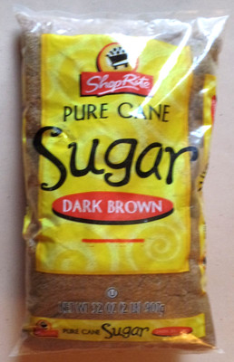 New 2002 SHOP RITE PRE CANE DARK BROWN SUGAR 32 oz