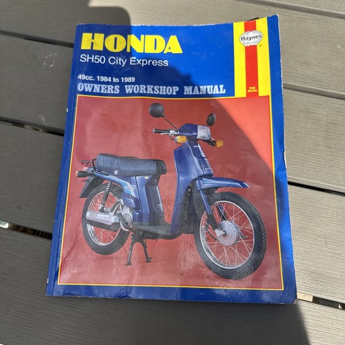 HONDA CITY EXPRESS SH50 HAYNES WORKSHOP MANUAL 1984-1989