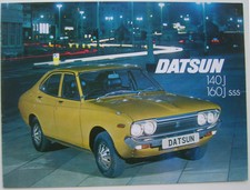 Datsun 140J 160J SSS  Sales brochure 1975 VINTAGE SHACK WALL ART