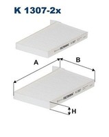 Filtron Filter, Innenraumluft K 1307-2X FüR Hyundai