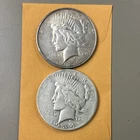 Item #1619 Two Peace Dollars : 1934 D And 1934 S