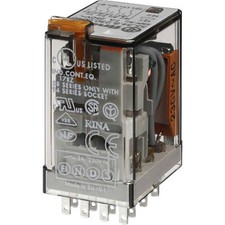 Finder 55.34.8.230.5054 230V/AC Plug-in Relay 7A 4 Exchanges 1pc