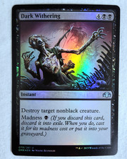 Dark Withering 79/261 Dominaria Remastered Foil Magic The Gathering TCG