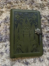 Oberon Design Leather Journal Notebook Large 6x9 Refillable