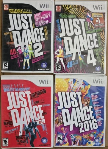 Just Dance, Just Dance 2, Just Dance 4, Just Dance 2016 (Nintendo Wii) Tested!