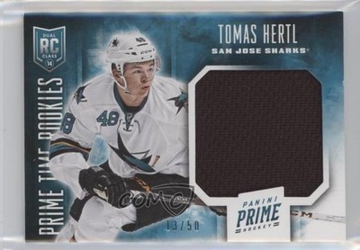 2013-14 Panini Prime Prime Time Rookies 13/50 Tomas Hertl #RK-THE f5n