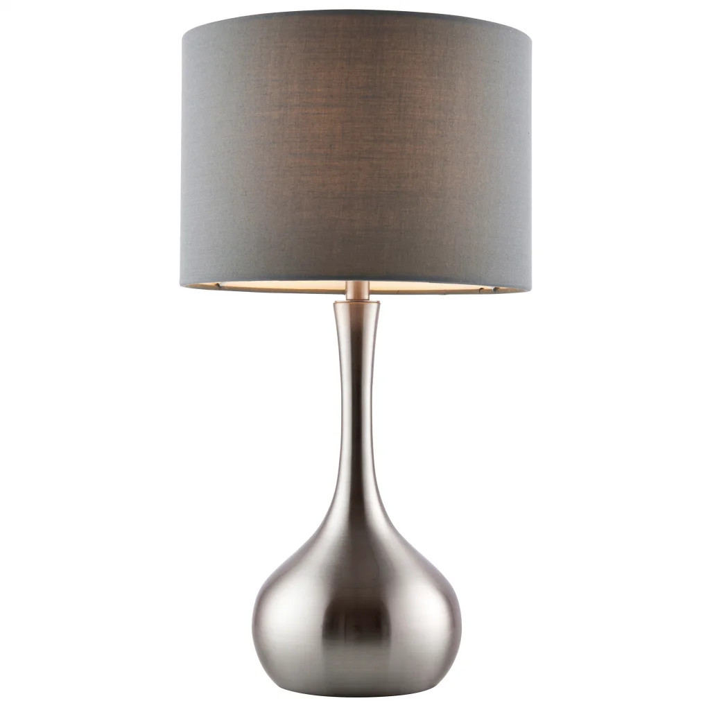 Touch Table Light Silver Piccadilly Satin Nickel Endon 61192