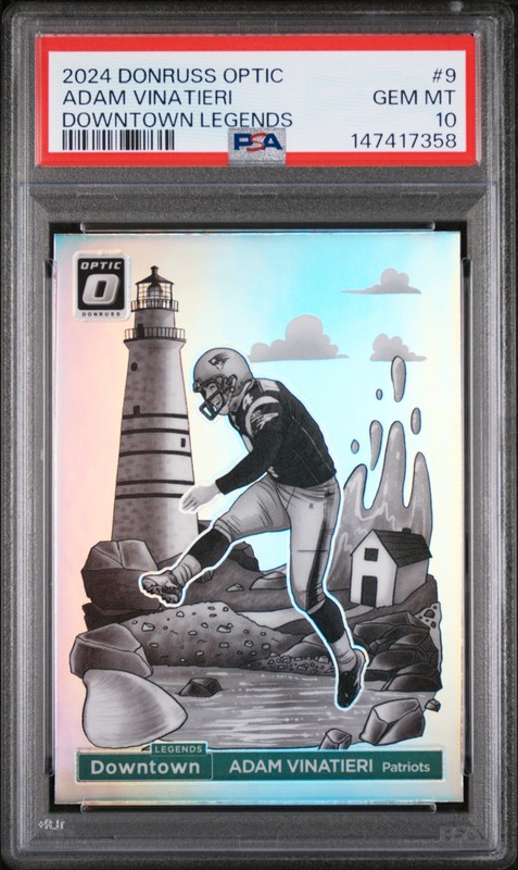 2024 PANINI DONRUSS OPTIC DOWNTOWN LEGENDS #9 ADAM VINATIERI PSA 10