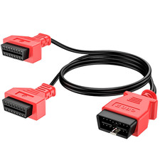 Divisor OBD2 Original 16 Pin OBD II Extensión Divisor, 1X Macho a 2X Hembra Ex