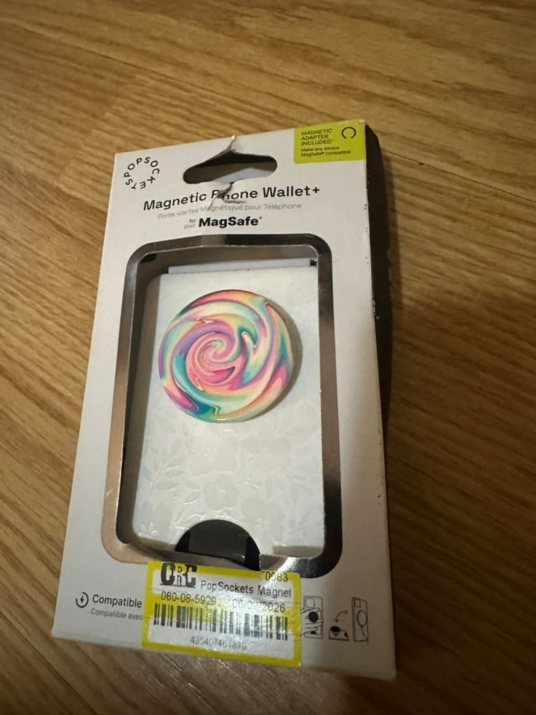 PopSockets Magnetic Phone Wallet with Grip and MagSafe, Magnetic ...