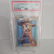 2019 POKEMON SUN & MOON HIDDEN FATES #SV86 FULL ART/LADY PSA 9 on eBay