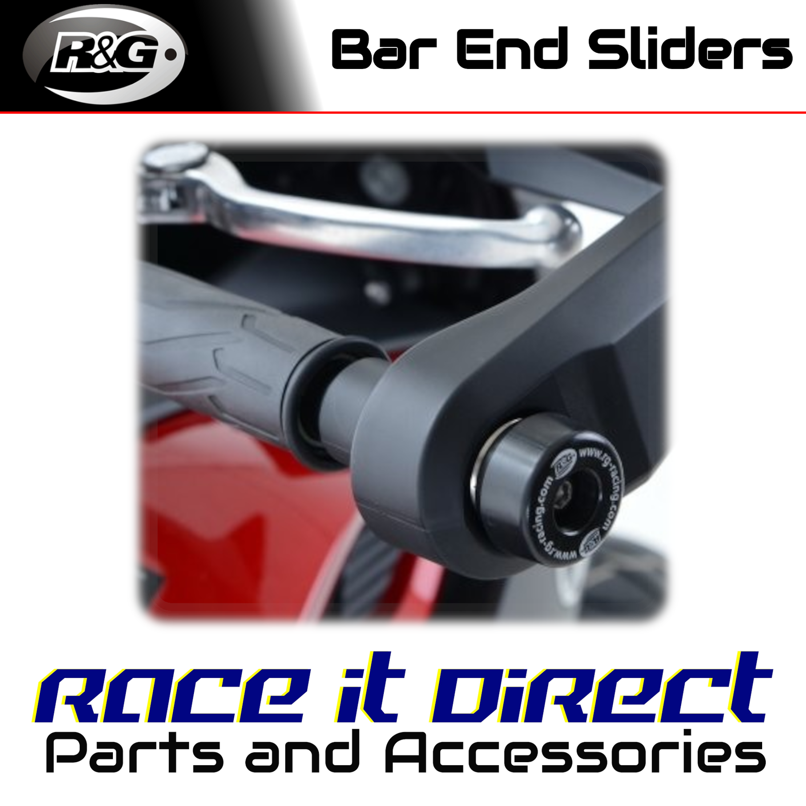 R&G - BE0091BK - Bar End Sliders