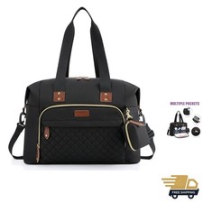 Diaper Bag Tote Polyester Large Travel Baby Caddy with Pacifier Case