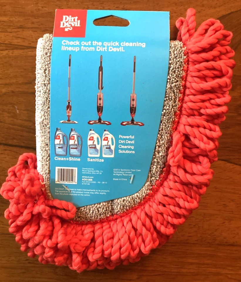 Dirt Devil Vac + Dust Dry Cleaning Swipes Washable Microfiber Dusting Pad NEW - Image 2 of 2