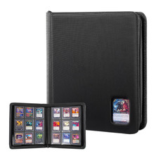 Sammelkarten Album Schwarz 324 F&auml;cher 3 x 4 Zoll f&uuml;r Toploader Fenster, f&uuml;r MTG