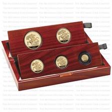 2026 Royal Mint 5 Coin Gold Proof Sovereign Set - First Yellow Gold Sovereign!