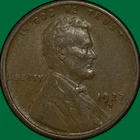 1927-D Lincoln Wheat Cent Choice Extremely Fine XF+/AU Coin #36785
