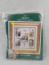 The Craft Collection Limited Counted Cross Stitch Kit Life Of Christ 16.5 X 17"