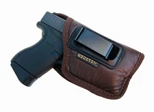 Houston Brown IWB Soft Holster for Glock 43/43X/42 with Laser &/OR Light