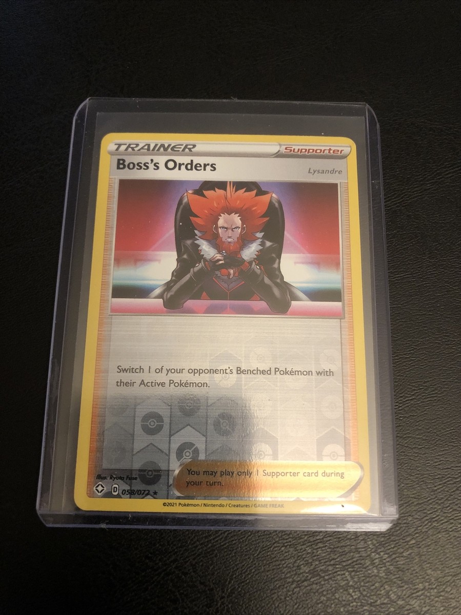 🔥Pokémon TCG Boss's Orders Shining Fates 058/072 Reverse