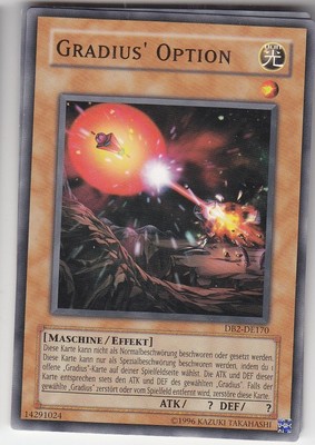 YU-GI-OH Gradius Option Common deutsch DB2-DE170