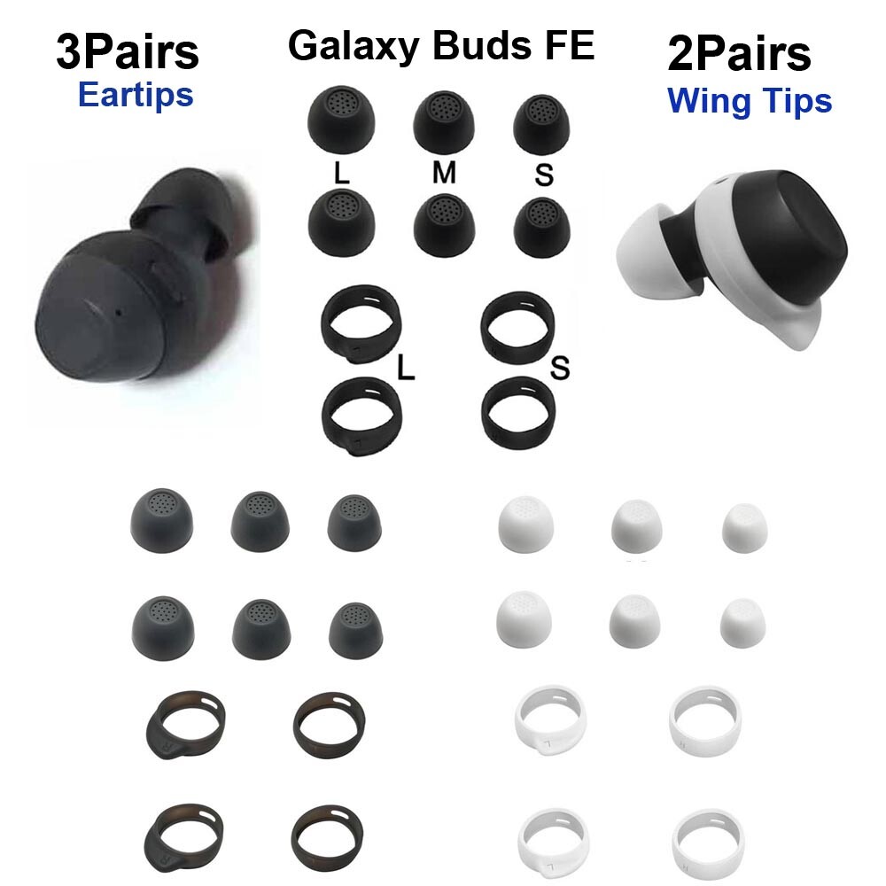 Silicone Ear Tips for Samsung Galaxy Buds FE Earbuds Tips Earhook
