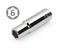 TEKTON 14253 1/2-Inch Drive by 13mm Deep Socket, Cr-V, 6-Point