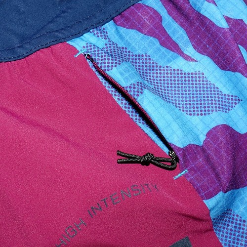 Reebok CrossFit Shorts Damen Sport Hose Laufhose Fitness Running Camo lila blau - Bild 9 von 11