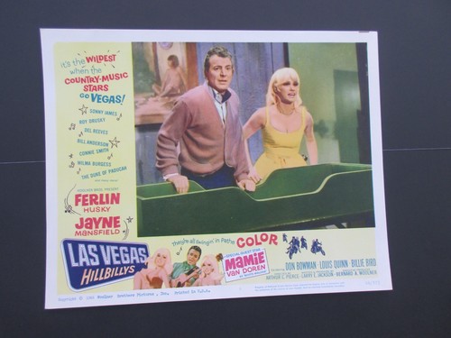 7 -Jayne Mansfield -Mamie Van Doren Las Vegas Hillbillys Movie 1966 Lobby Cards - Picture 6 of 22