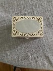Things Remembered Silver Plated Filigree Ring Jewelry Trinket Box  4x2.5" & 2.5" — photo 3