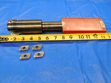 SANDVIK 2" DIA. INDEXABLE END MILL RA790-050M32S2-22L 1 1/4 SHANK 4 NEW INSERTS